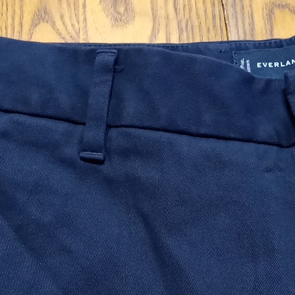 Everlane 29 Shorts CHINO Women NAVY BLUE NEW Casual 7 inch SLIM FIT PERFORMANCE - Picture 2 of 7